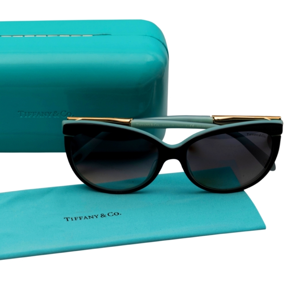 Tiffany & Co. Black Cat Eye Sunglasses